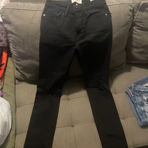 Black Frame Le High Skinny pants